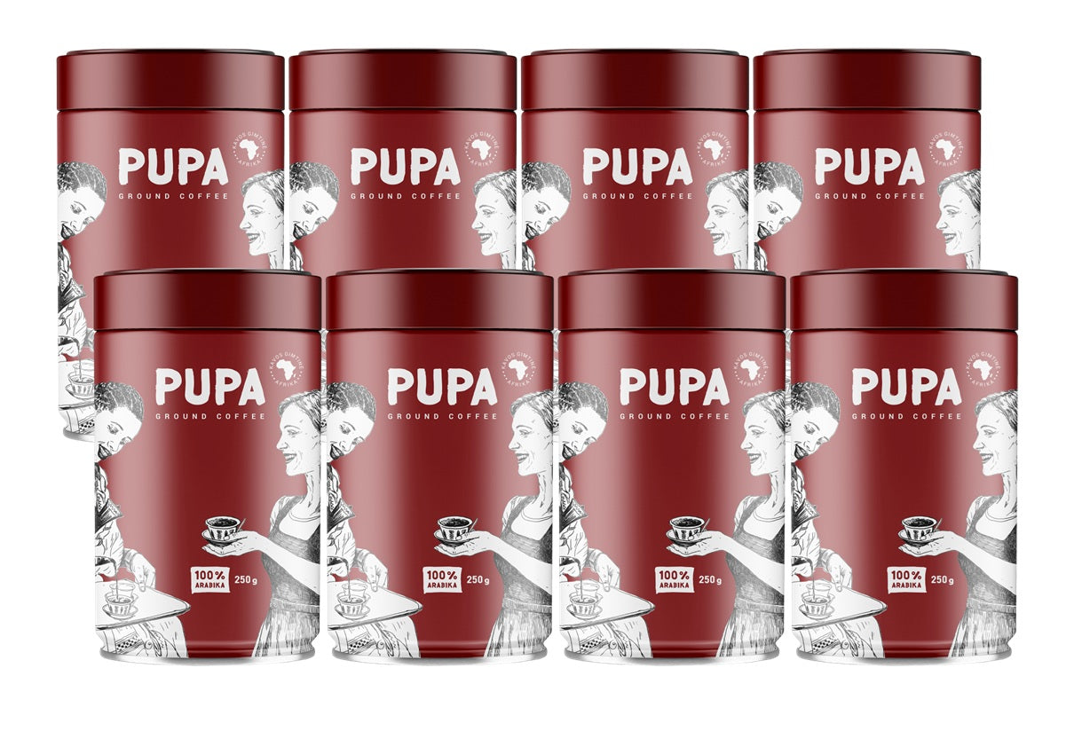 Malta kava PUPA Afrika – 2kg (skardinėje)