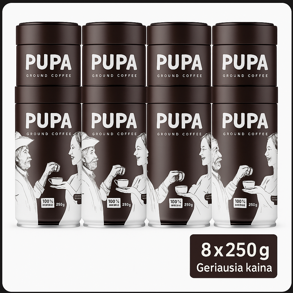 PUPA Malta Kava - 8 x 250 g