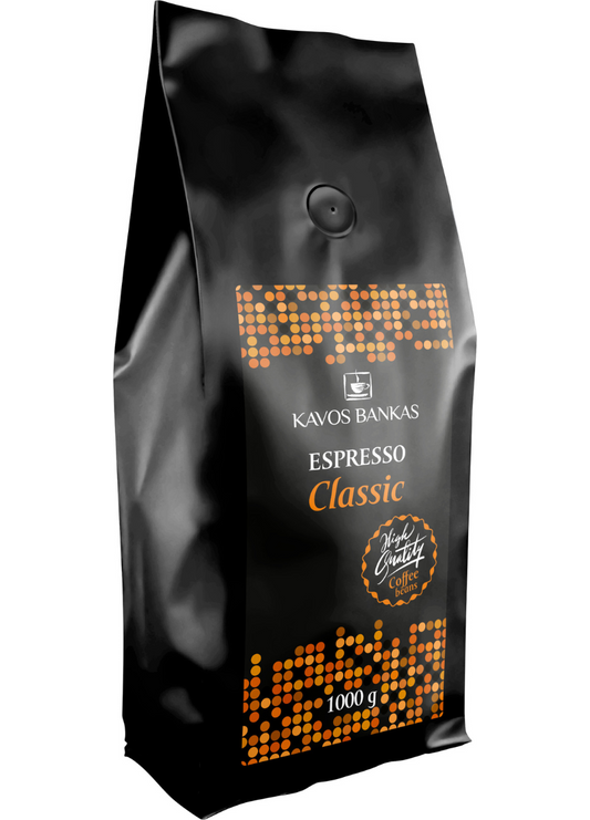 Espresso Classic Black Kavos Pupelės - 1 KG