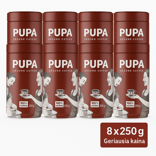 PUPA Afrika Malta Kava - 8 x 250 g
