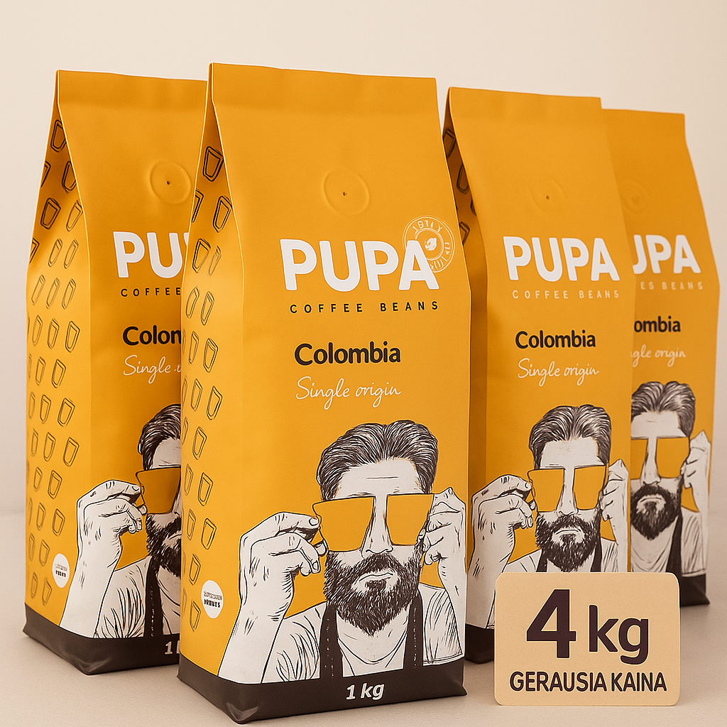 PUPA La Manuela Kavos Pupelės - 4 KG