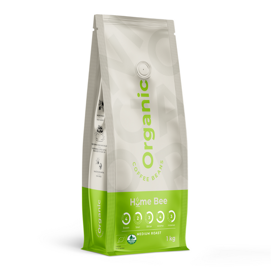 Home Bee Organic Kavos Pupelės - 1 KG