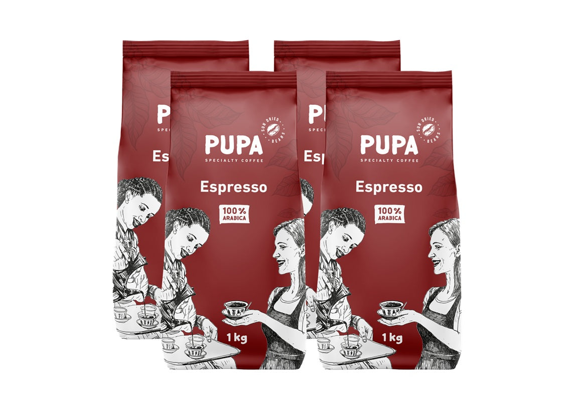PUPA Espresso Kavos Pupelės - 4 KG